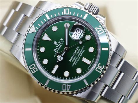 rolex with green dial|Rolex watch with green face.